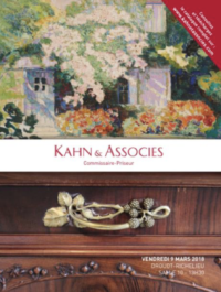 Vente MOA Kahn & associés, 9 mars 2018