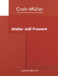 Vente d’atelier Froment I du 24 octobre 2016