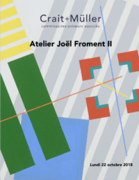 Vente d’atelier Froment II du 22 octobre 2018