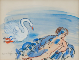 DUFY Raoul, Léda et le cygne